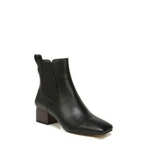 FRANCO SARTO Waxton Chelsea Boots Women's 8 Black Leather GUC Ankle Heel